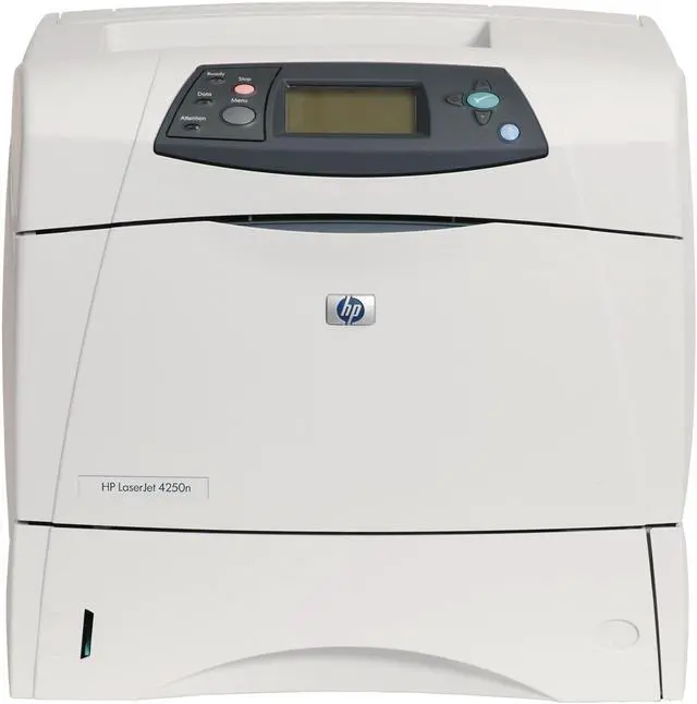 Main image of HP LaserJet 4250N Laser Printer - Monochrome - 1200 x 1200 dpi Print - Plain Paper Print - Desktop
