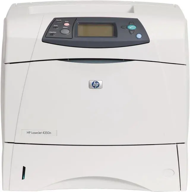 Main image of HP LaserJet 4350n Laser Printer - Monochrome - 1200 x 1200 dpi Print - Plain Paper Print - Desktop