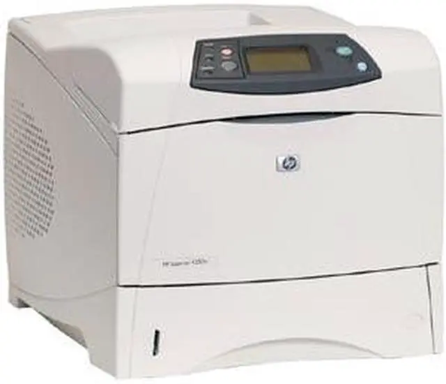 Alt view image 4 of 4 - HP LaserJet 4350n Laser Printer - Monochrome - 1200 x 1200 dpi Print - Plain Paper Print - Desktop