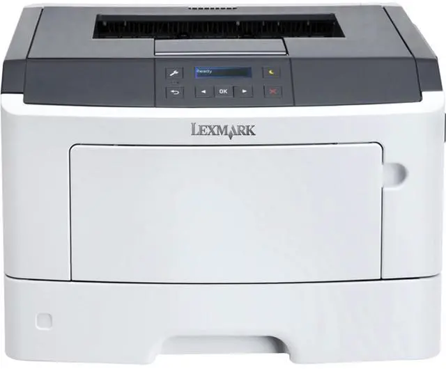 Main image of Lexmark MS410D Laser Printer - Monochrome - 1200 x 1200 dpi Print - Plain Paper Print - Desktop