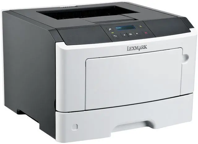 Alt view image 4 of 4 - Lexmark MS410D Laser Printer - Monochrome - 1200 x 1200 dpi Print - Plain Paper Print - Desktop