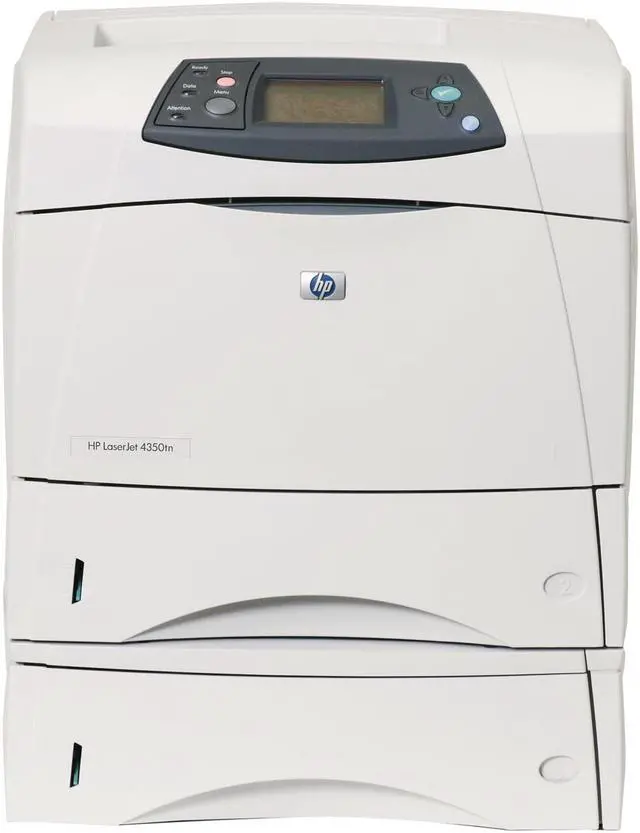 Main image of HP LaserJet 4350DTN Laser Printer - Monochrome - 1200 x 1200 dpi Print - Plain Paper Print - Desktop