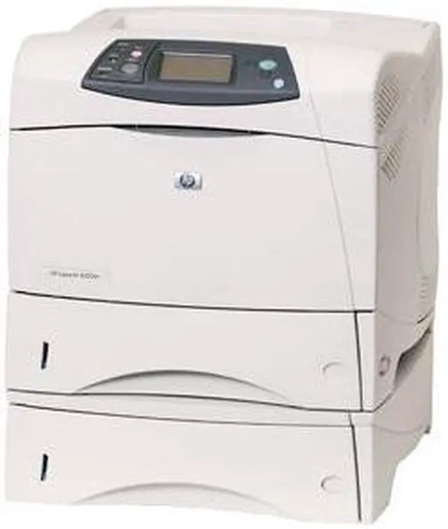 Alt view image 3 of 4 - HP LaserJet 4350DTN Laser Printer - Monochrome - 1200 x 1200 dpi Print - Plain Paper Print - Desktop