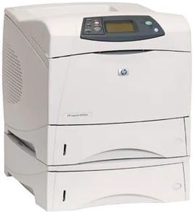 Alt view image 4 of 4 - HP LaserJet 4350DTN Laser Printer - Monochrome - 1200 x 1200 dpi Print - Plain Paper Print - Desktop