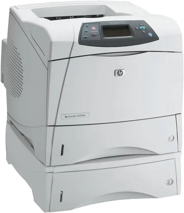 Main image of HP LaserJet 4200DTN Laser Printer - Monochrome - 1200 x 1200 dpi Print - Plain Paper Print - Desktop