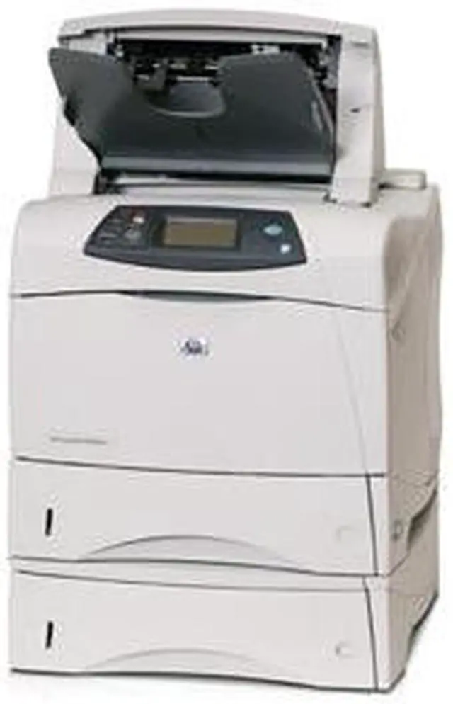 Alt view image 3 of 5 - HP LaserJet 4350n Laser Printer - Monochrome - 1200 x 1200 dpi Print - Plain Paper Print - Desktop
