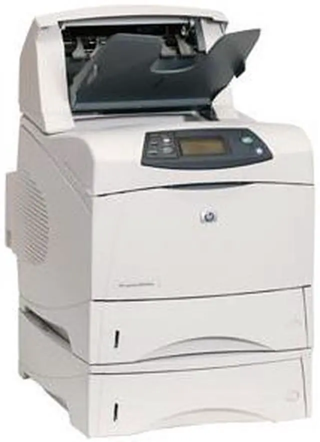Alt view image 5 of 5 - HP LaserJet 4350n Laser Printer - Monochrome - 1200 x 1200 dpi Print - Plain Paper Print - Desktop
