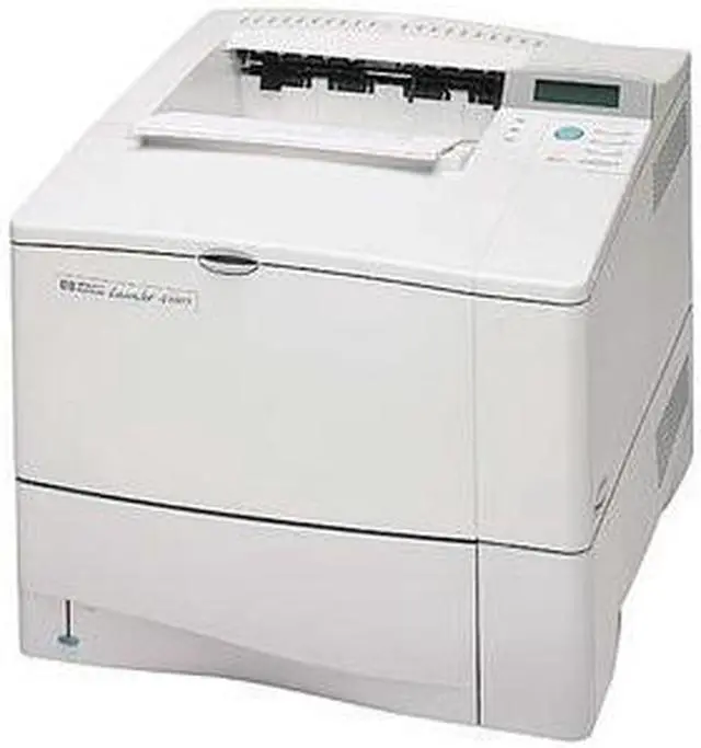 Alt view image 2 of 2 - HP LaserJet 4100n Laser Printer - Monochrome - 1200 x 1200 dpi Print - Plain Paper Print - Desktop