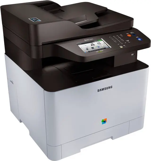 Alt view image 3 of 8 - Samsung Xpress C1860FW Laser Multifunction Printer - Color - Plain Paper Print - Desktop
