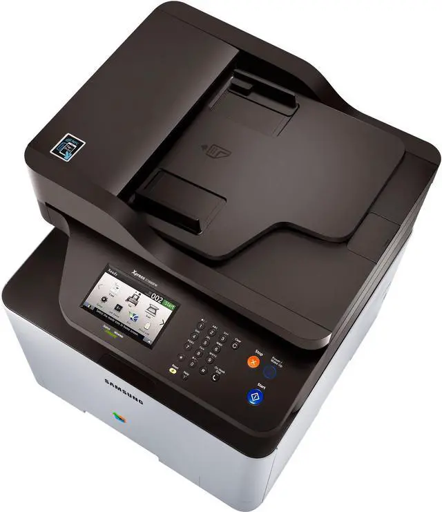 Alt view image 4 of 8 - Samsung Xpress C1860FW Laser Multifunction Printer - Color - Plain Paper Print - Desktop