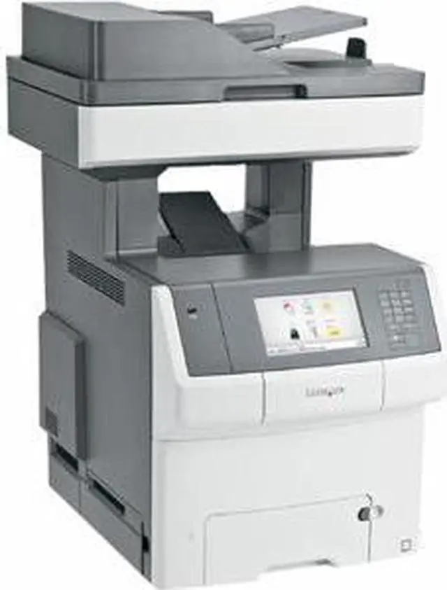 Alt view image 5 of 5 - Lexmark X740 X746DE Laser Multifunction Printer - Color - Plain Paper Print - Desktop
