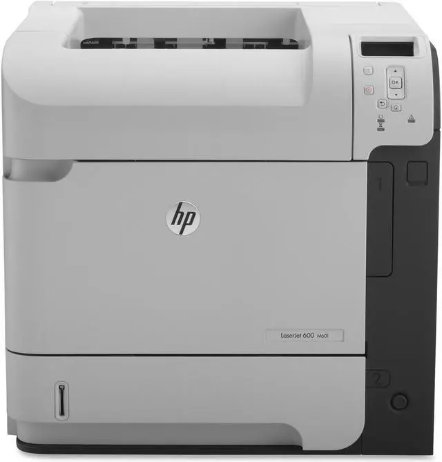 Main image of HP LaserJet 600 M601N Laser Printer - Monochrome - 1200 x 1200 dpi Print - Plain Paper Print - Desktop