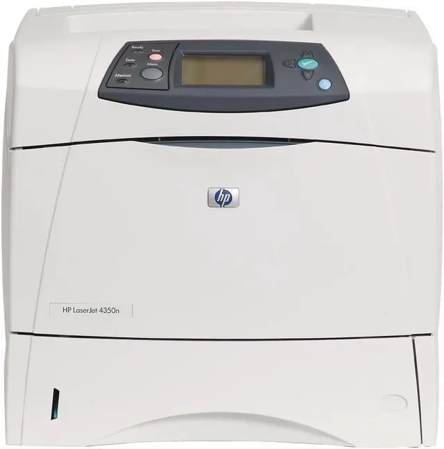 Main image of HP LaserJet 4350n Laser Printer - Monochrome - 1200 x 1200 dpi Print - Plain Paper Print - Desktop