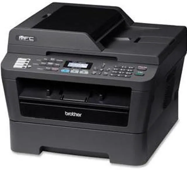 Alt view image 3 of 5 - Brother MFC-7860DW Laser Multifunction Printer - Monochrome - Plain Paper Print - Desktop
