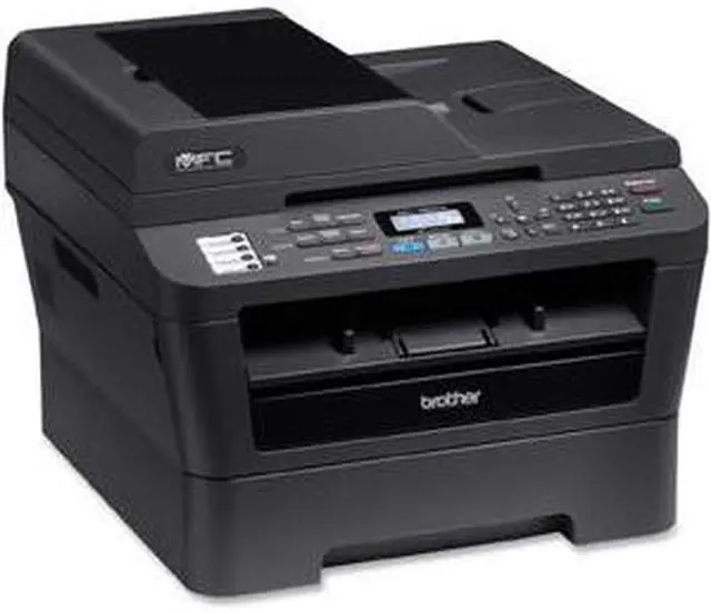 Alt view image 4 of 5 - Brother MFC-7860DW Laser Multifunction Printer - Monochrome - Plain Paper Print - Desktop