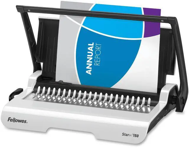 Alt view image 2 of 20 - Fellowes Star+ 150 Manual Comb Binding Machine