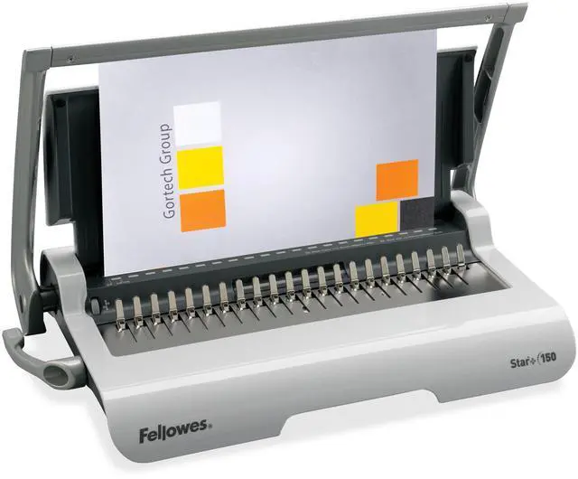 Alt view image 3 of 20 - Fellowes Star+ 150 Manual Comb Binding Machine