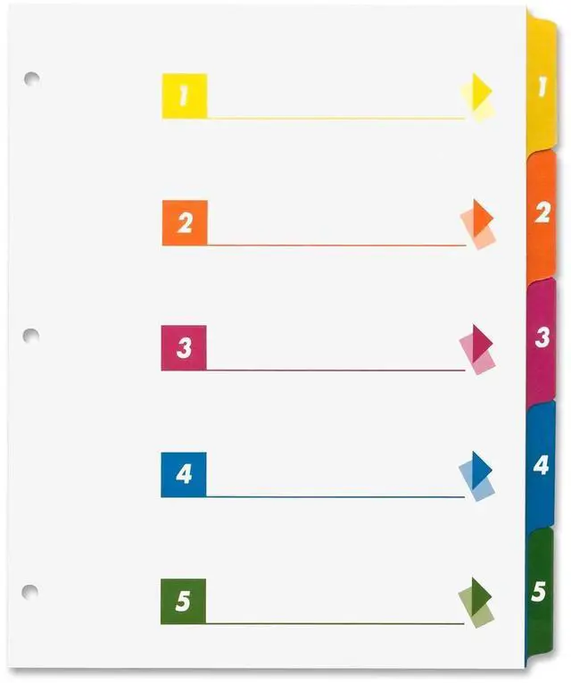 Main image of Sparco Table of Contents Index Dividers
