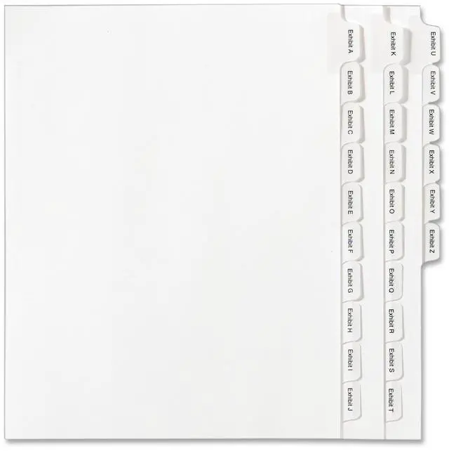 Main image of Avery A-Z Legal Exhibit Divider