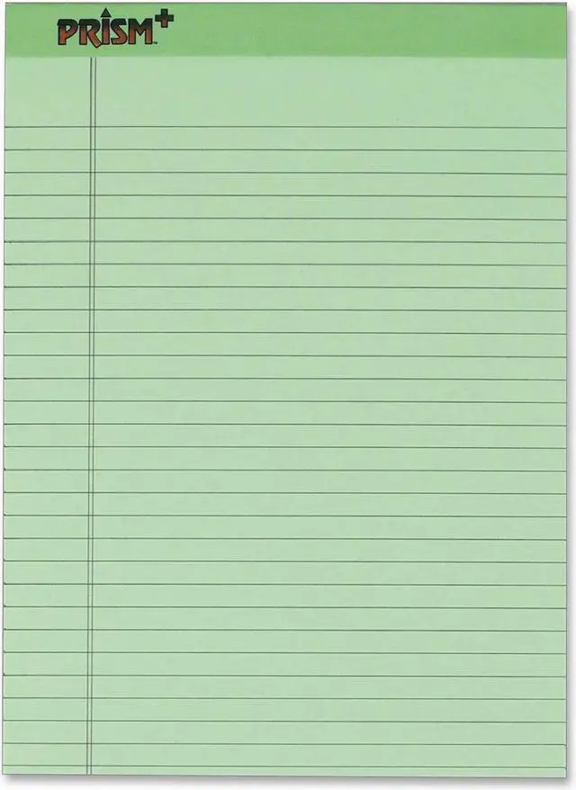 Alt view image 2 of 5 - Tops Prism Plus Wide Rule Green Legal Pad