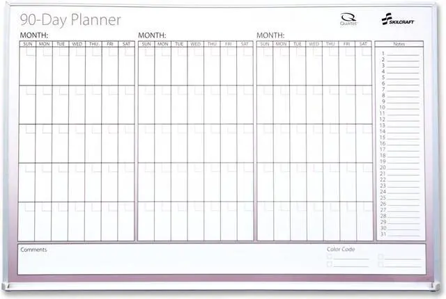 Main image of SKILCRAFT 7110-01-407-0160 Dry Erase Planner