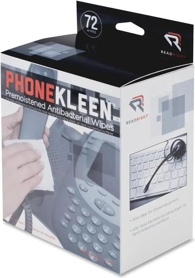 Main image of Read Right Phone Kleen Cleaning Wipes