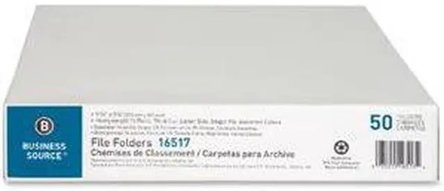 Alt view image 4 of 5 - Bus. Source Hvyweight 1/3 Cut Color File Folders