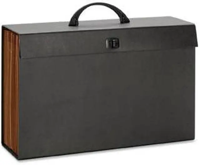 Alt view image 5 of 10 - Smead Expanding File Case A -Z 19 Pockets 10"x15" Black 70804