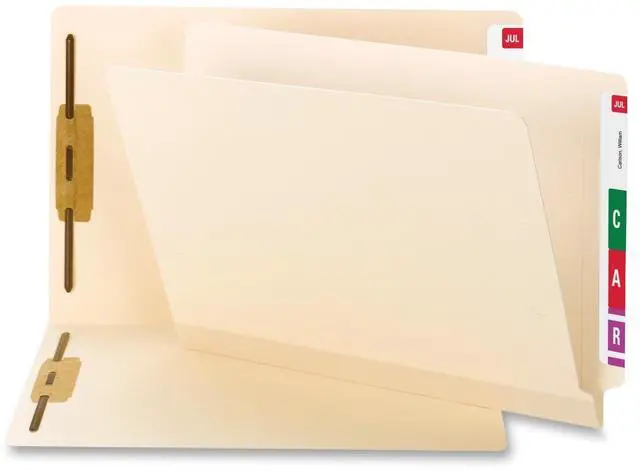 Main image of Smead TUFF Laminated End Tab Fastener Folder 34105