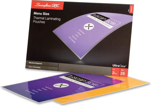 Alt view image 2 of 6 - Swingline GBC UltraClear Thermal Laminating Pouches