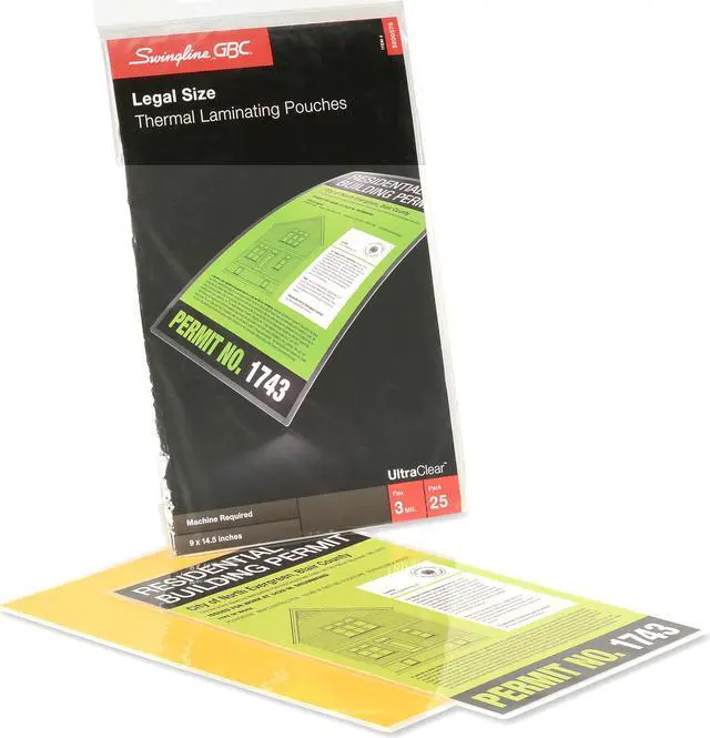 Alt view image 3 of 6 - Swingline GBC UltraClear Thermal Laminating Pouches