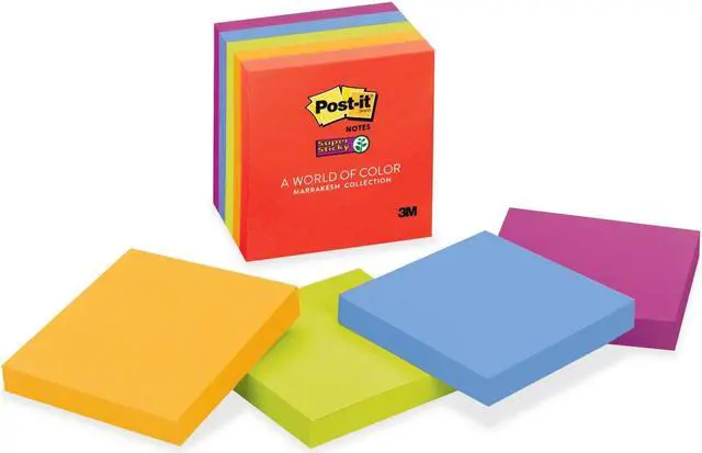 Alt view image 2 of 2 - 3M Post-it Super Sticky 3x3 Marrakesh Notes