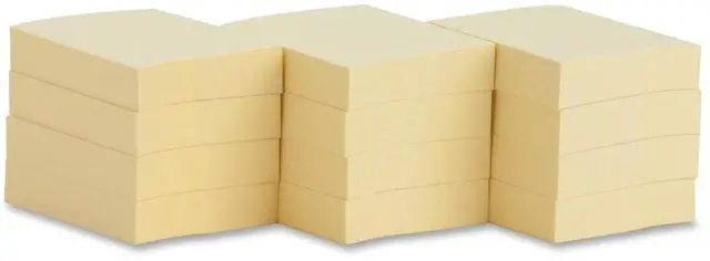 Alt view image 2 of 2 - Bus. Source Yellow Repostionable Adhesive Notes