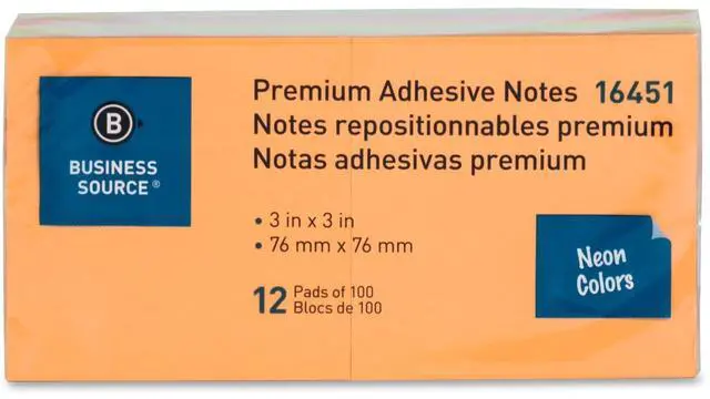 Alt view image 2 of 3 - Bus. Source Repositionable Neon Notes