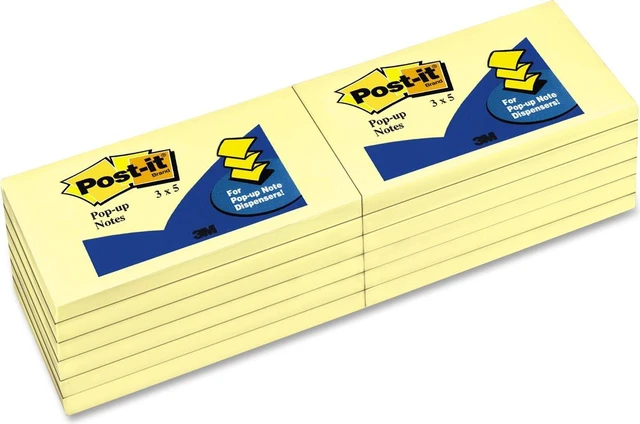 Post Notes Refil Post-it Notes Yellow Original Pop-up Refills - Newegg.com