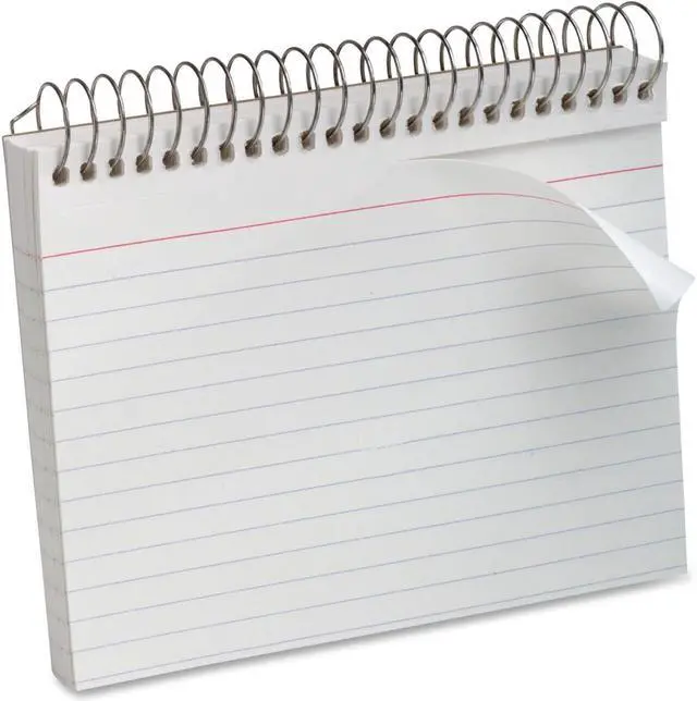 Main image of Oxford Spiral Bound Ruled Index Cards