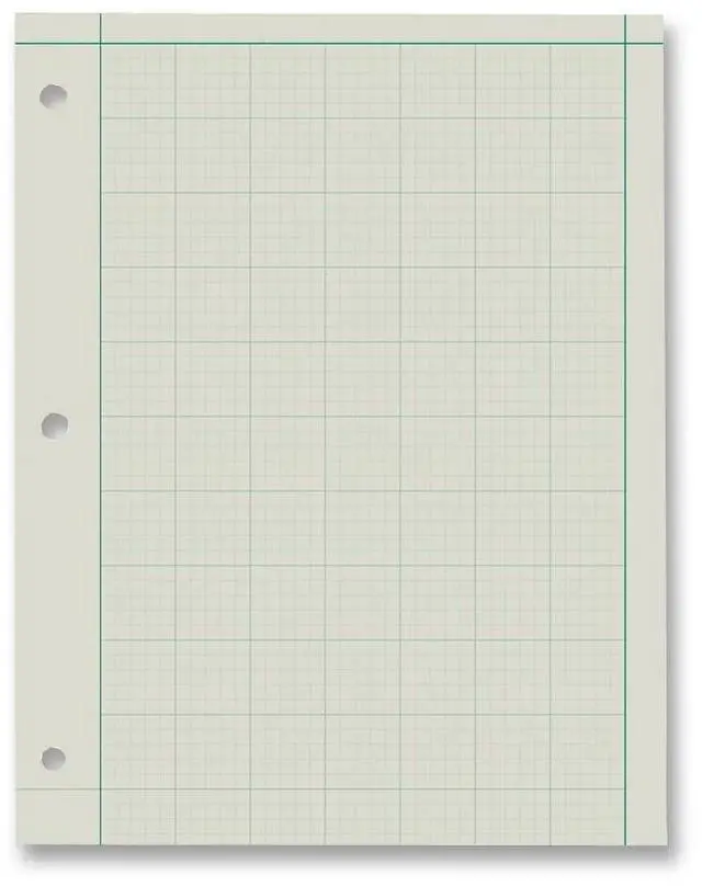 Main image of Ampad Green Tint Engineer's Quadrille Pad