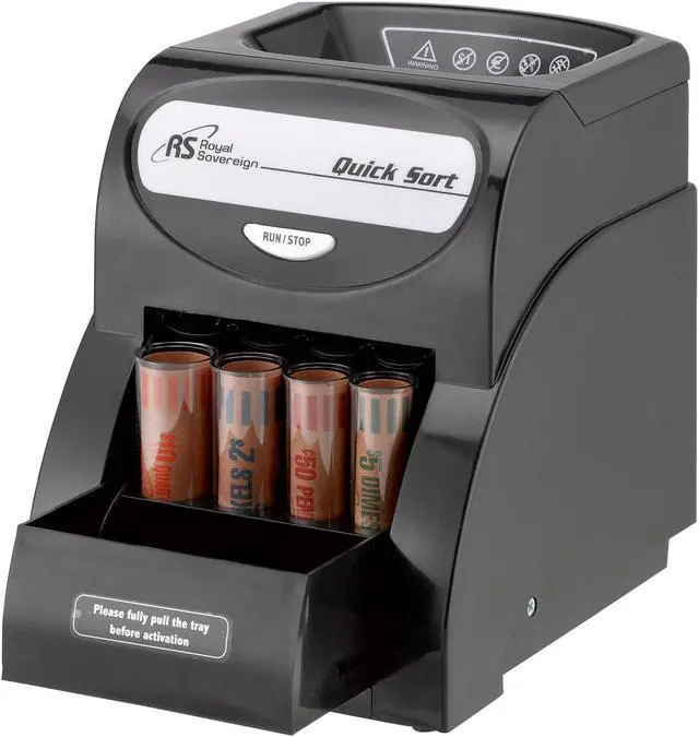 Main image of Royal Sovereign Electric 1 Row Coin Sorter - Sort's 156 coins/min