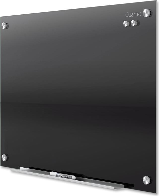 Quartet G7248B Infinity Black Glass Magnetic Marker Board, 72 x 48