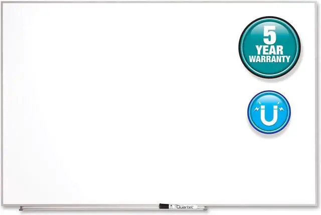 Alt view image 3 of 20 - Quartet Matrix Magnetic Boards Painted Steel 48 x 31 White Aluminum Frame M4831