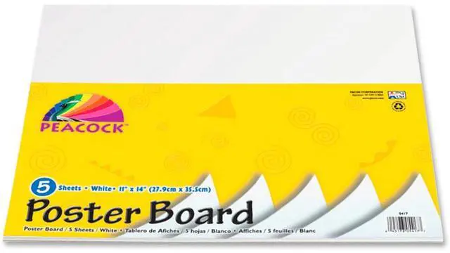 Alt view image 2 of 2 - Pacon Peacock Poster Board Sets