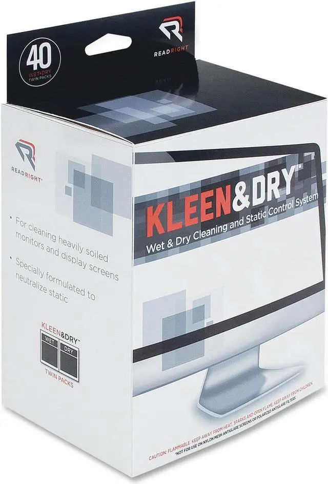 Alt view image 3 of 3 - Read Right Kleen and Dry Screen Cleaning Pad