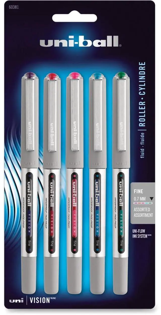 Alt view image 3 of 3 - Sanford Uni-Ball Vision Fine Rollerball Pens
