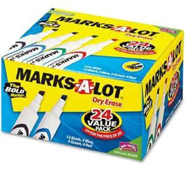 Alt view image 3 of 4 - Avery Marks-A-Lot Dry-erase Markers Bonus Pack