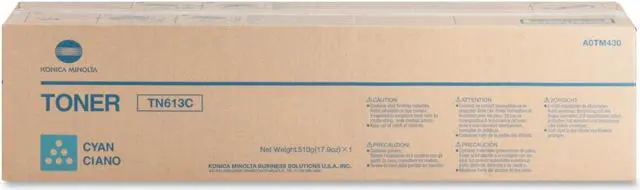 Alt view image 4 of 13 - Konica Minolta TN-613C Toner Cartridge - Cyan