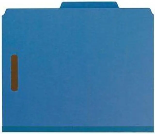 Alt view image 3 of 7 - Smead Recycled Pressbrd 2-Dvdr Classfctn Folders