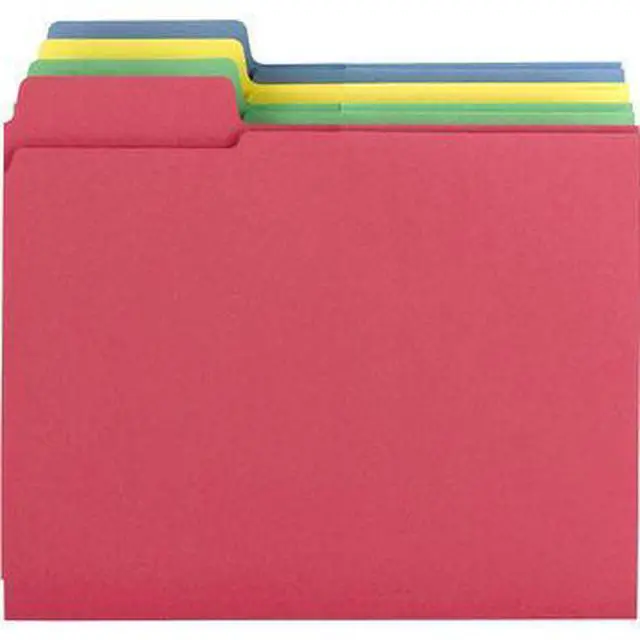 Alt view image 3 of 5 - Smead 3-in-1 Color SuperTab Section Folder