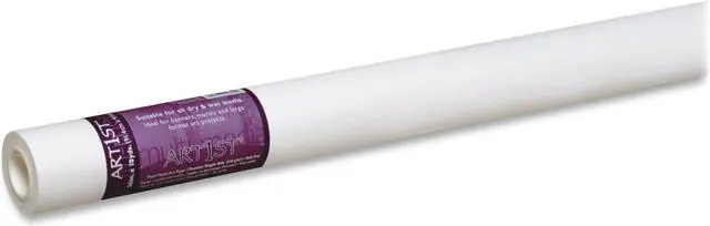 Main image of UCreate Mixed Media Paper Roll - Art Project, Drawing, Banner, Mural - 1" x 36"30 ft - 1 Roll - White