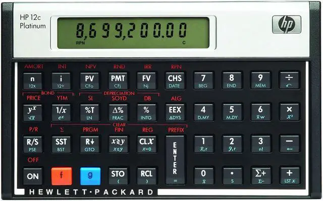 Alt view image 2 of 9 - HP12C Finance Calculator