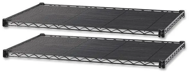 Alt view image 2 of 2 - Safco 5290BL Industrial Extra Shelf Pack - 36w x 24d x 1.5h -  Steel - Black - 2/Pack